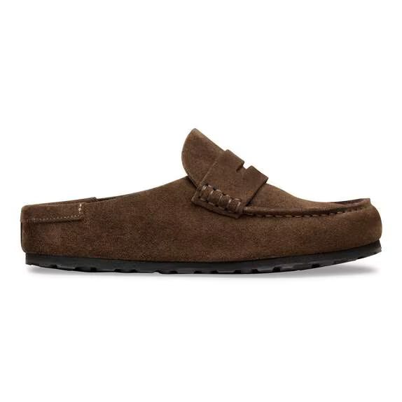 Womens BIRKENSTOCK Naples Wrapped Suede Leather in Carafe