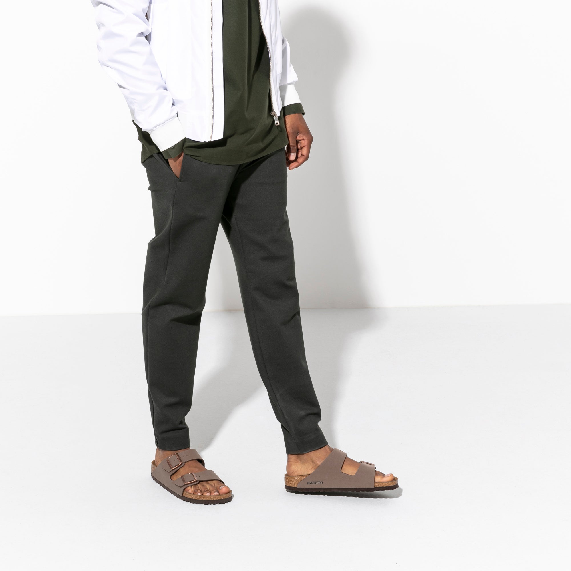 BIRKENSTOCK Arizona Birko-Flor Sandals in MOCHA