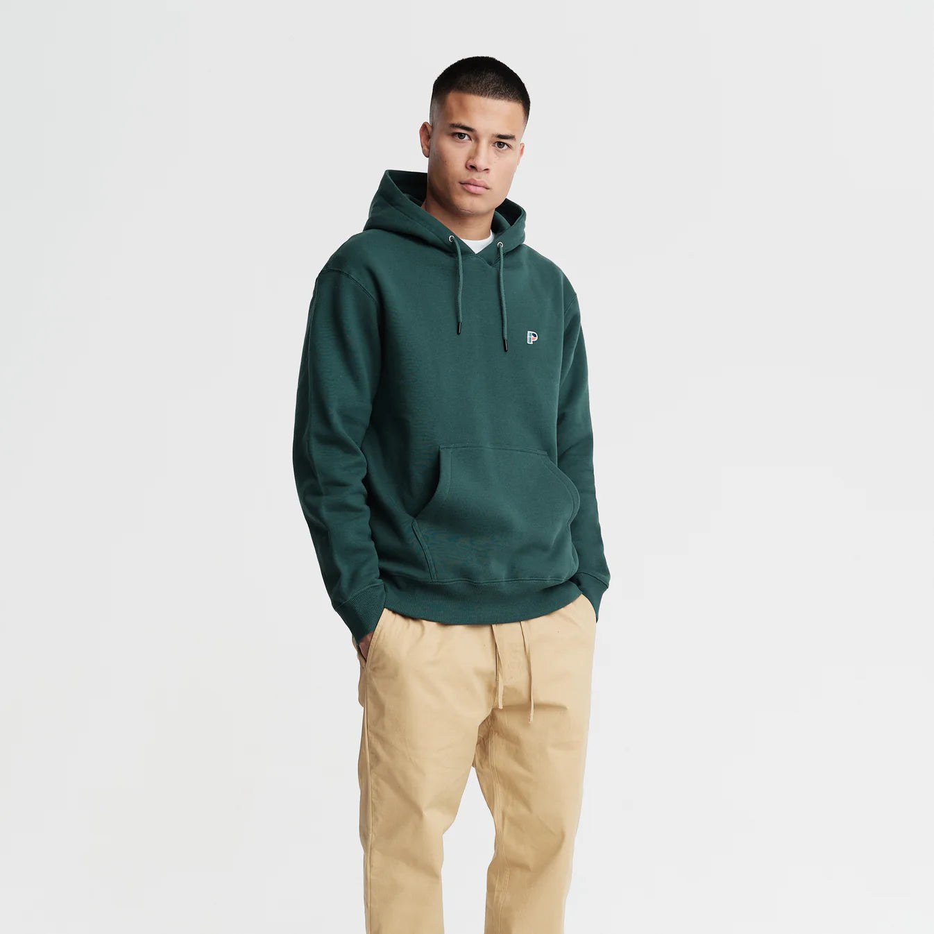 PARLEZ Avery Hoodie in DEEP GREEN