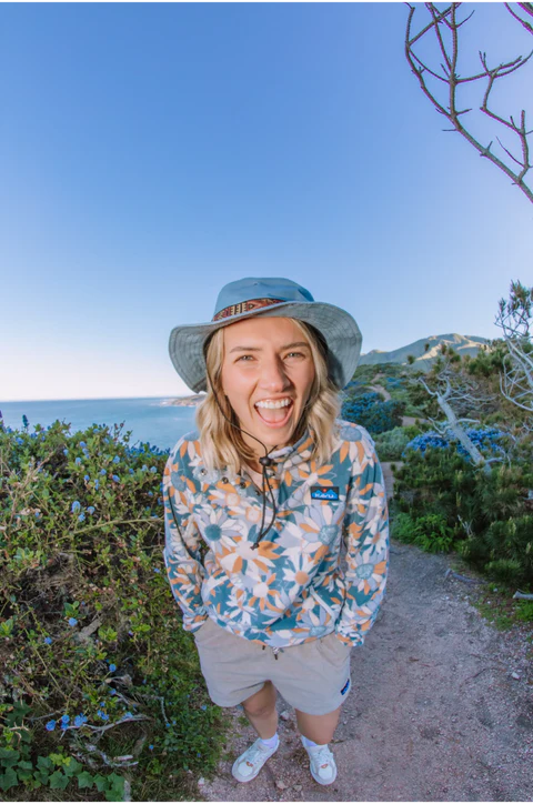 Womens KAVU Cavanaugh Fleece in SPRING BLOOM