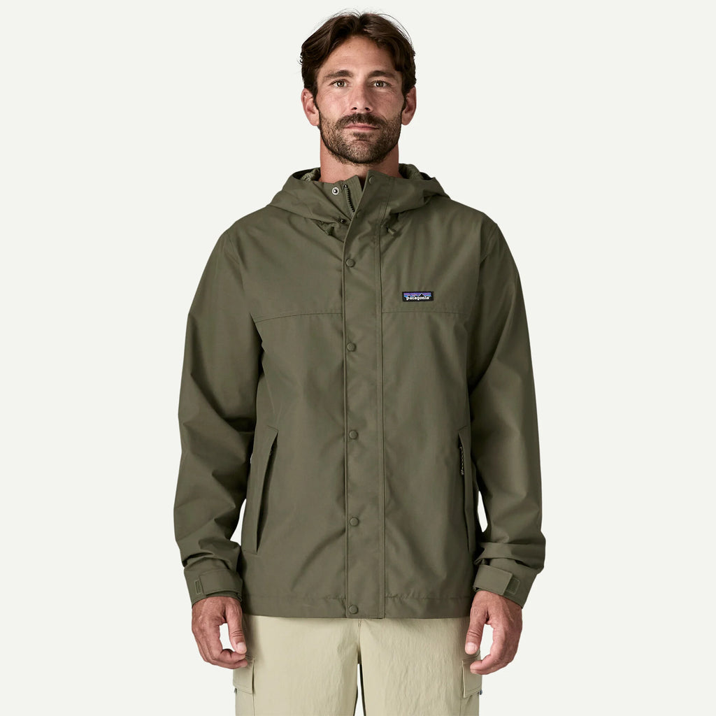 PATAGONIA Outdoor Everyday Rain Jacket in BASIN GREEN