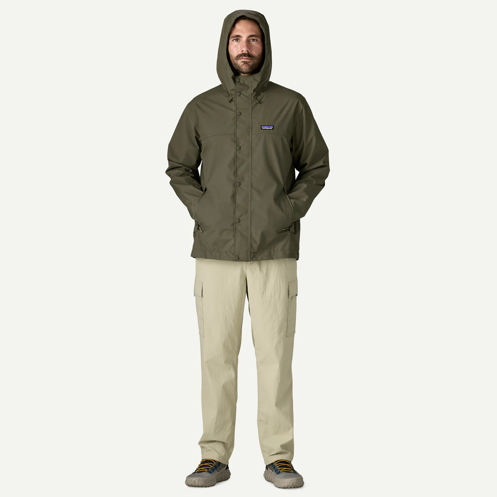 PATAGONIA Outdoor Everyday Rain Jacket in BASIN GREEN