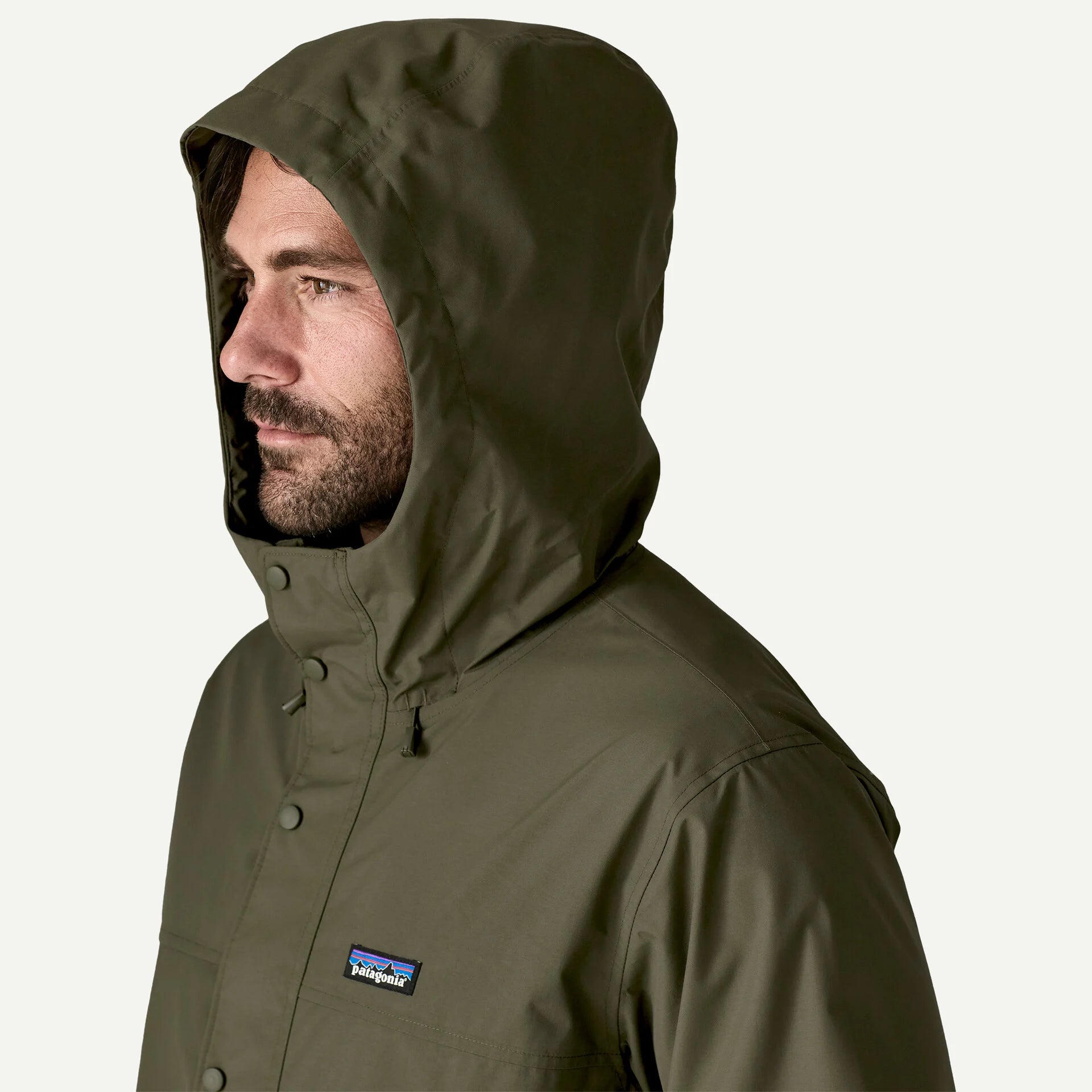 PATAGONIA Outdoor Everyday Rain Jacket in BASIN GREEN