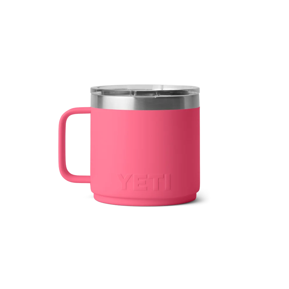 YETI Rambler® 14 oz (414 ml) Stackable Mug With DuraSip™ Ceramic Lining in TROPICAL PINK