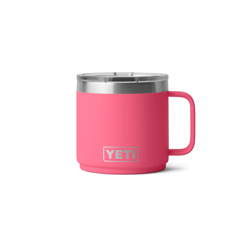 YETI Rambler® 14 oz (414 ml) Stackable Mug With DuraSip™ Ceramic Lining in TROPICAL PINK