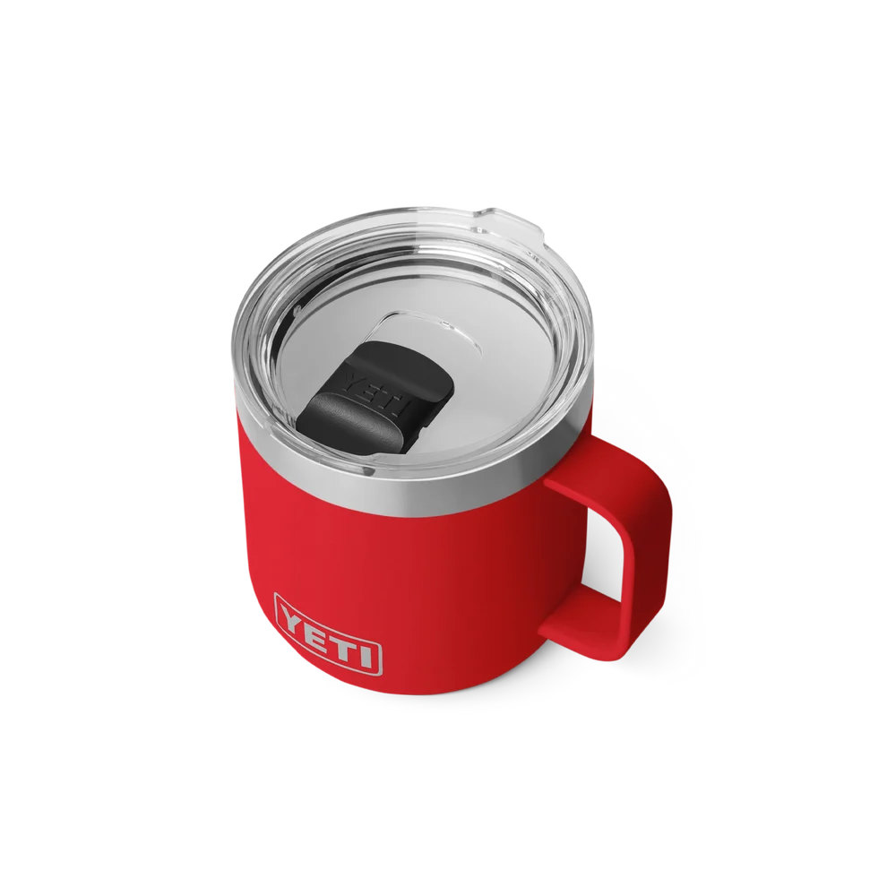 YETI Rambler® 14 oz (414 ml) Stackable Mug With DuraSip™ Ceramic Lining in RESCUE RED