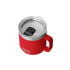 YETI Rambler® 14 oz (414 ml) Stackable Mug With DuraSip™ Ceramic Lining in RESCUE RED