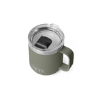 YETI Rambler® 10 oz (295 ml) Stackable Mug With DuraSip™ Ceramic Lining in PAMPA GREEN