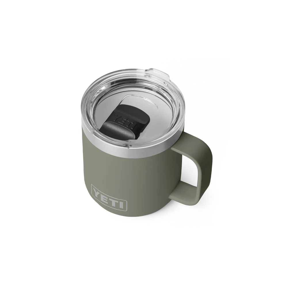 YETI Rambler® 10 oz (295 ml) Stackable Mug With DuraSip™ Ceramic Lining in PAMPA GREEN