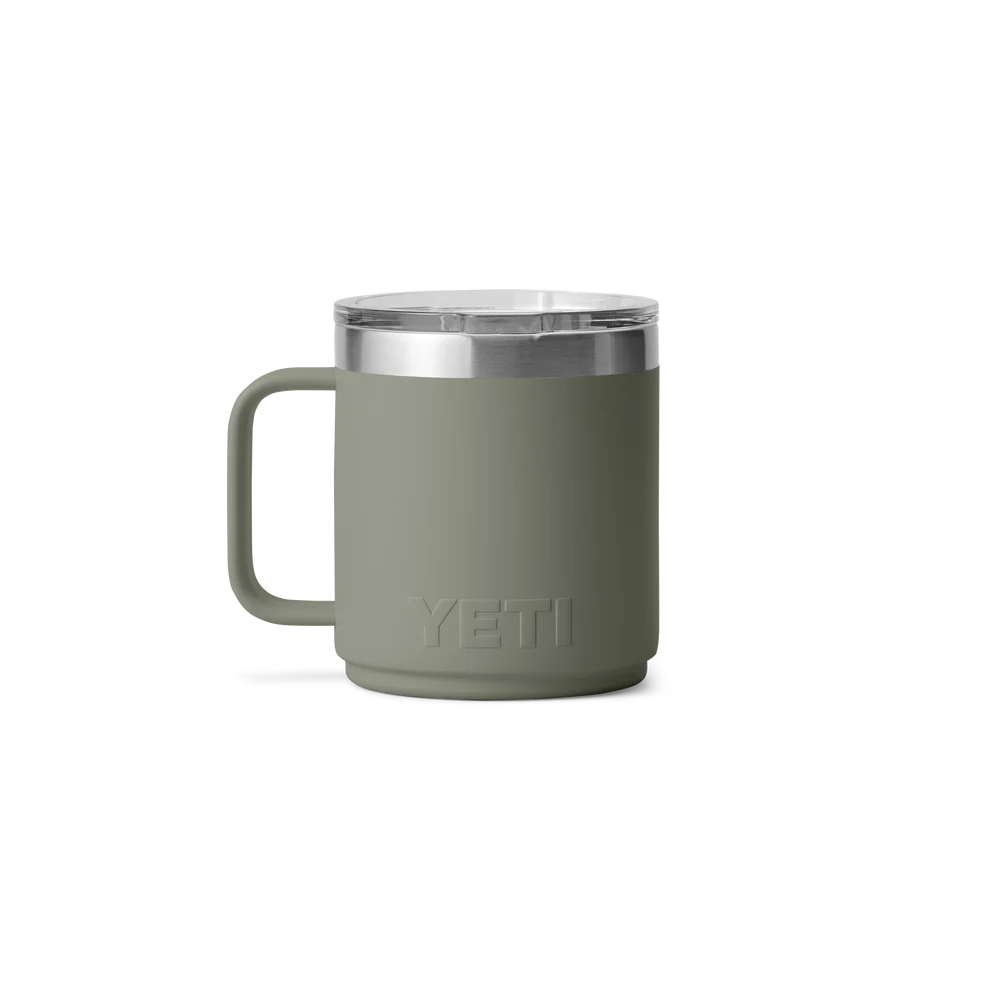 YETI Rambler® 10 oz (295 ml) Stackable Mug With DuraSip™ Ceramic Lining in PAMPA GREEN