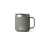YETI Rambler® 10 oz (295 ml) Stackable Mug With DuraSip™ Ceramic Lining in PAMPA GREEN