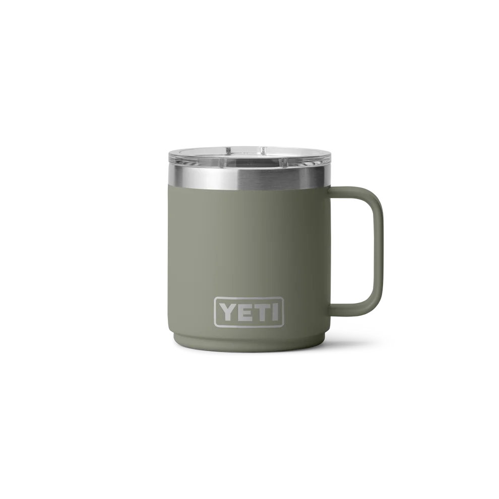 YETI Rambler® 10 oz (295 ml) Stackable Mug With DuraSip™ Ceramic Lining in PAMPA GREEN