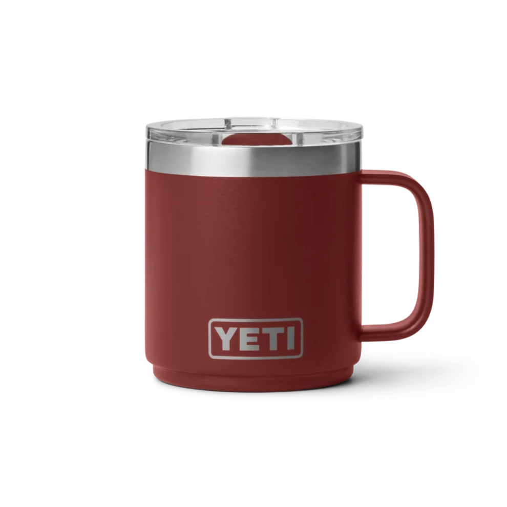 YETI Rambler® 10 oz (295 ml) Stackable Mug With DuraSip™ Ceramic Lining in STAG RED