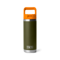 YETI Rambler® 18 oz (532 ml) Bottle With Straw Cap in Olive & King Crab