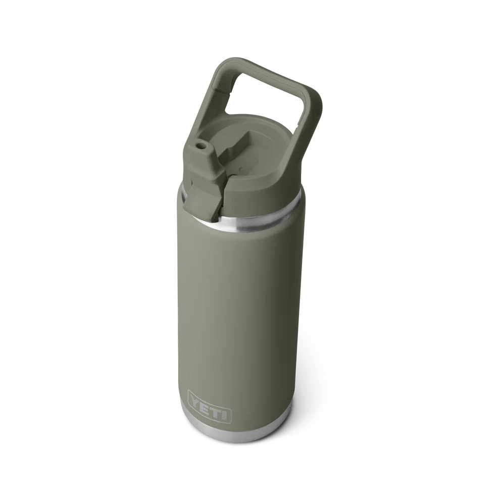 YETI Rambler® 26 oz (769 ml) Bottle With Straw Cap in PAMPA GREEN