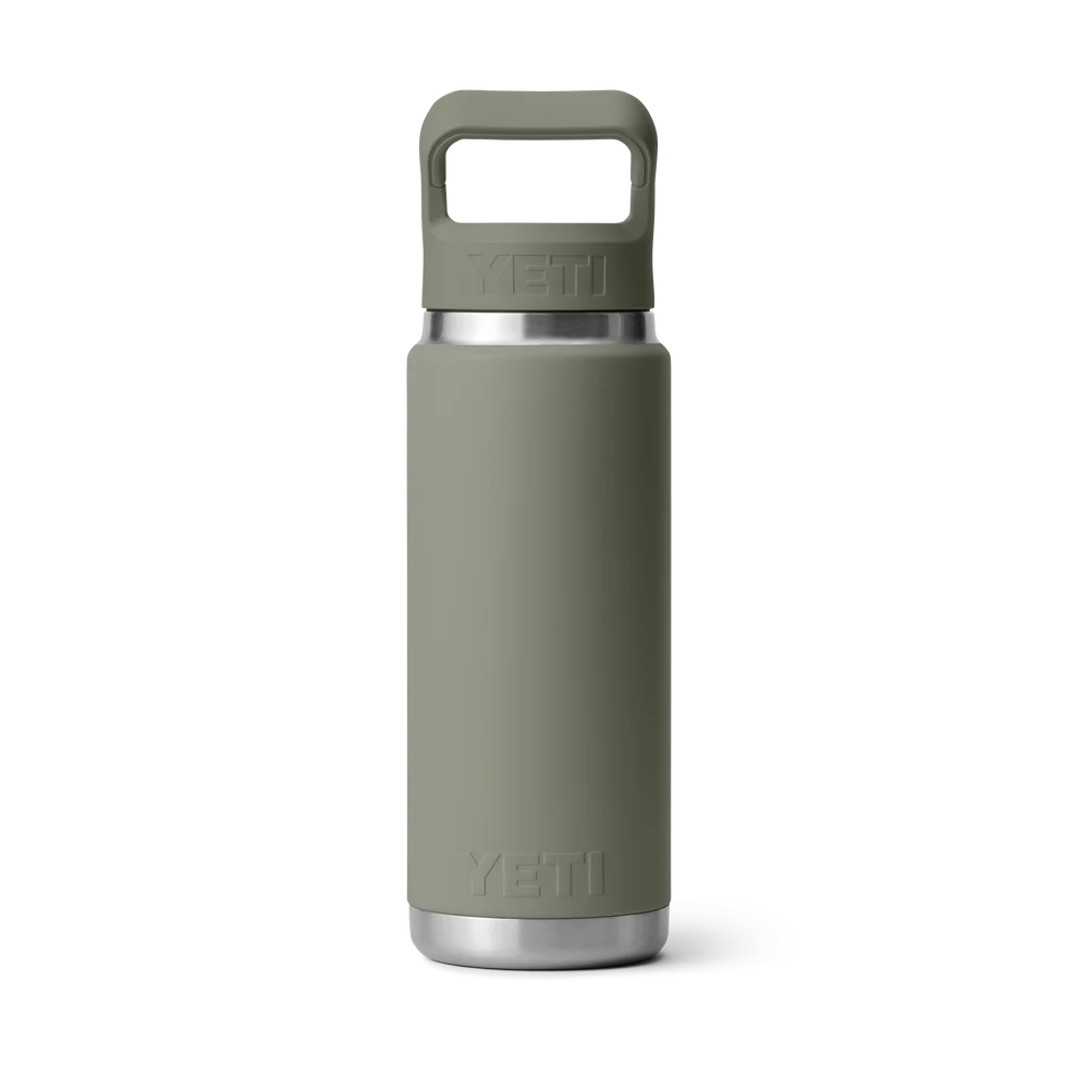 YETI Rambler® 26 oz (769 ml) Bottle With Straw Cap in PAMPA GREEN