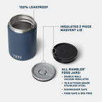 YETI Rambler® 24 oz (473 ml) Food Jar in STAINLESS STEEL