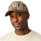 YETI® Mid Pro Flat Brim Hat in Wetlands Camo