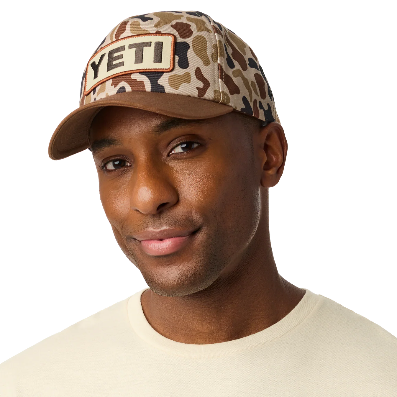YETI® Mid Pro Flat Brim Hat in Wetlands Camo