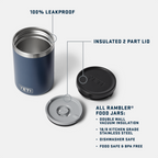 YETI Rambler® 16 oz (473 ml) Food Jar in Navy
