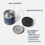YETI Rambler® 8 oz (237 ml) Food Jar in Navy