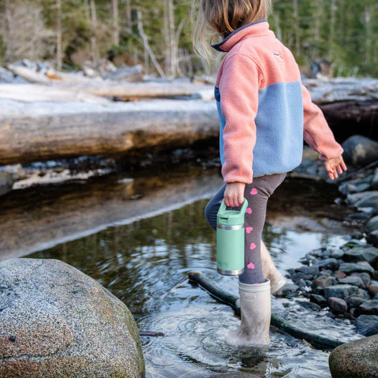 YETI Rambler® Junior 12 oz (355 ml) Kids' Water Bottle in Seafoam