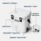 YETI Roadie® 24 2.0 Cool Box in RESCUE RED