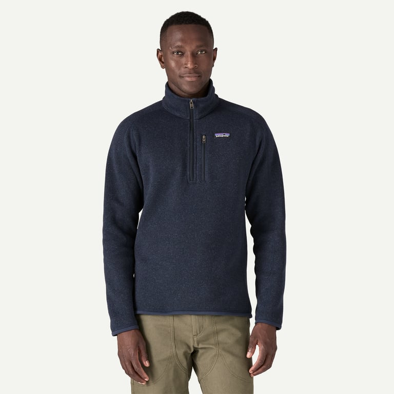 PATAGONIA Better Sweater 1/4 Zip Fleece in NEW NAVY