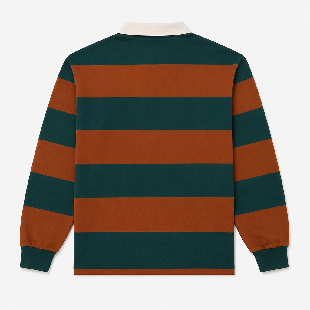 PARLEZ Ruck Rugby Shirt in Deep Green