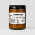 THOMAS STREET CANDLES #12 Clean Cotton Scented Candle (200g)