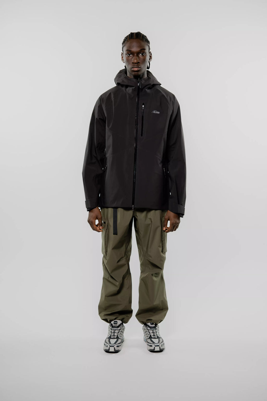 ELLIKER Ayre Shell Jacket in BLACK