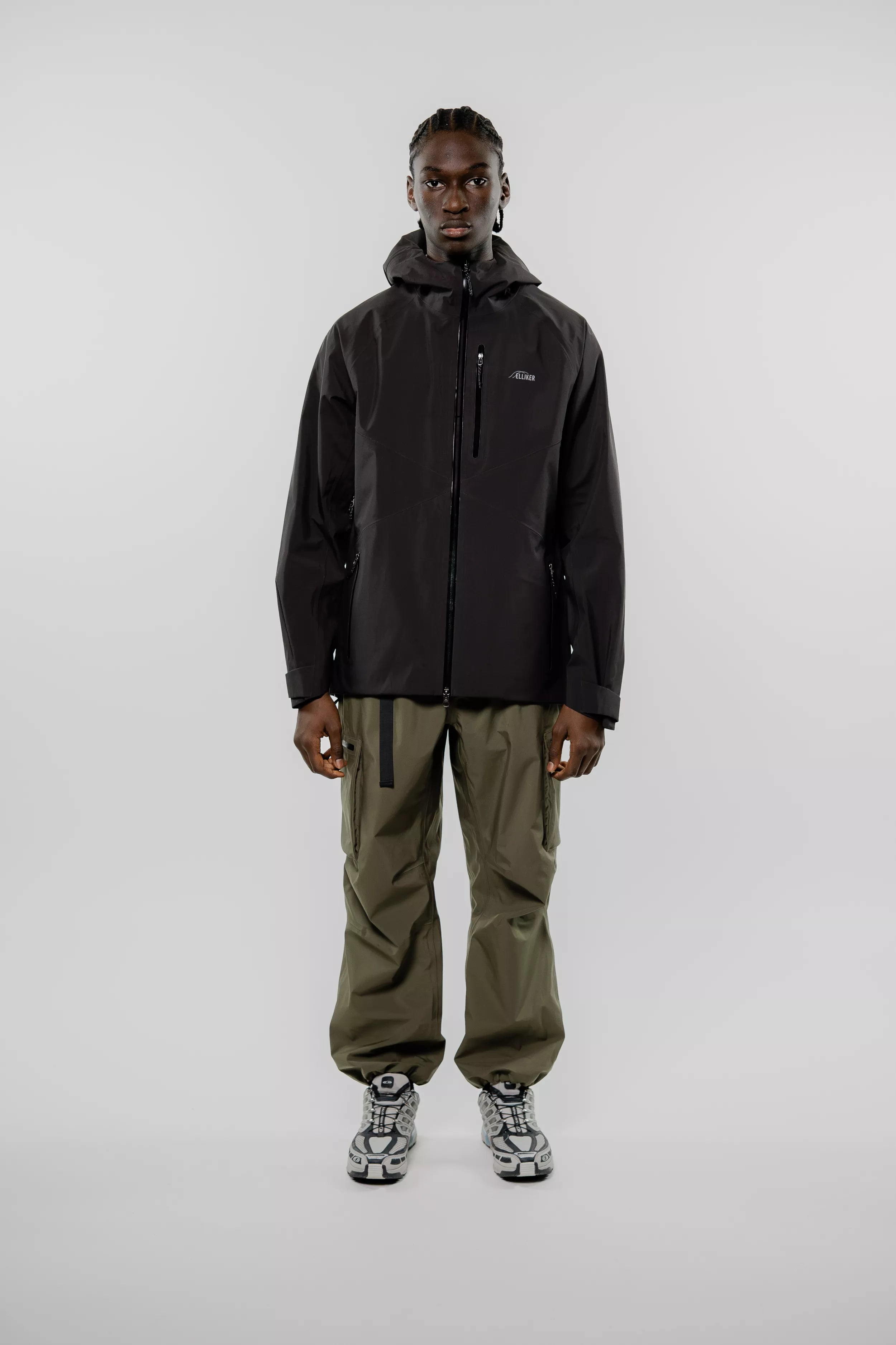 ELLIKER Ayre Shell Jacket in BLACK