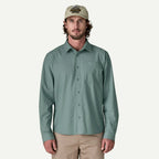 PATAGONIA Nomader Long Sleeve Shirt in BLUE SAGE