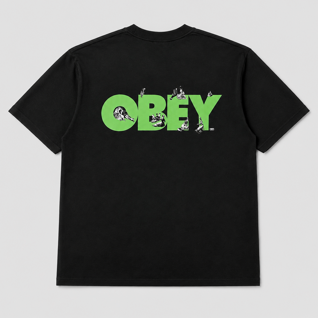 OBEY Picnic T-Shirt in Black