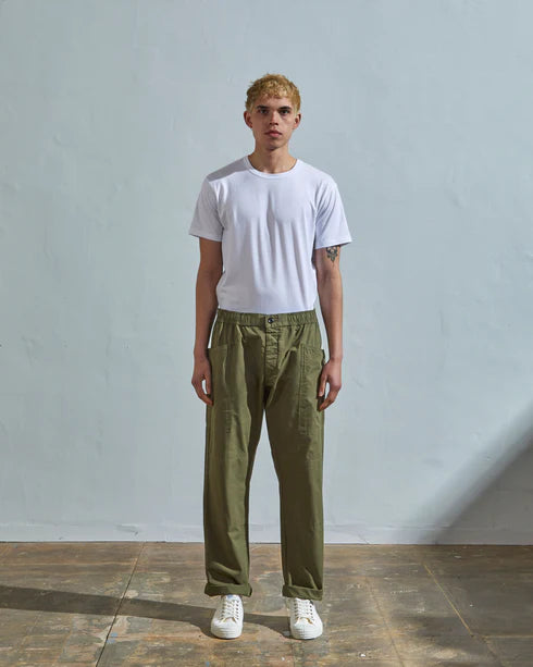 USKEES Lightweight Trousers in OLIVE GREEN