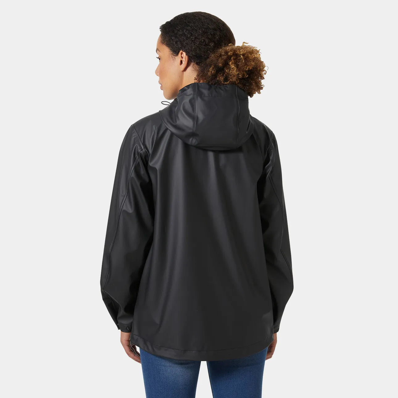 Womens HELLY HANSEN Moss Rain Jacket in BLACK