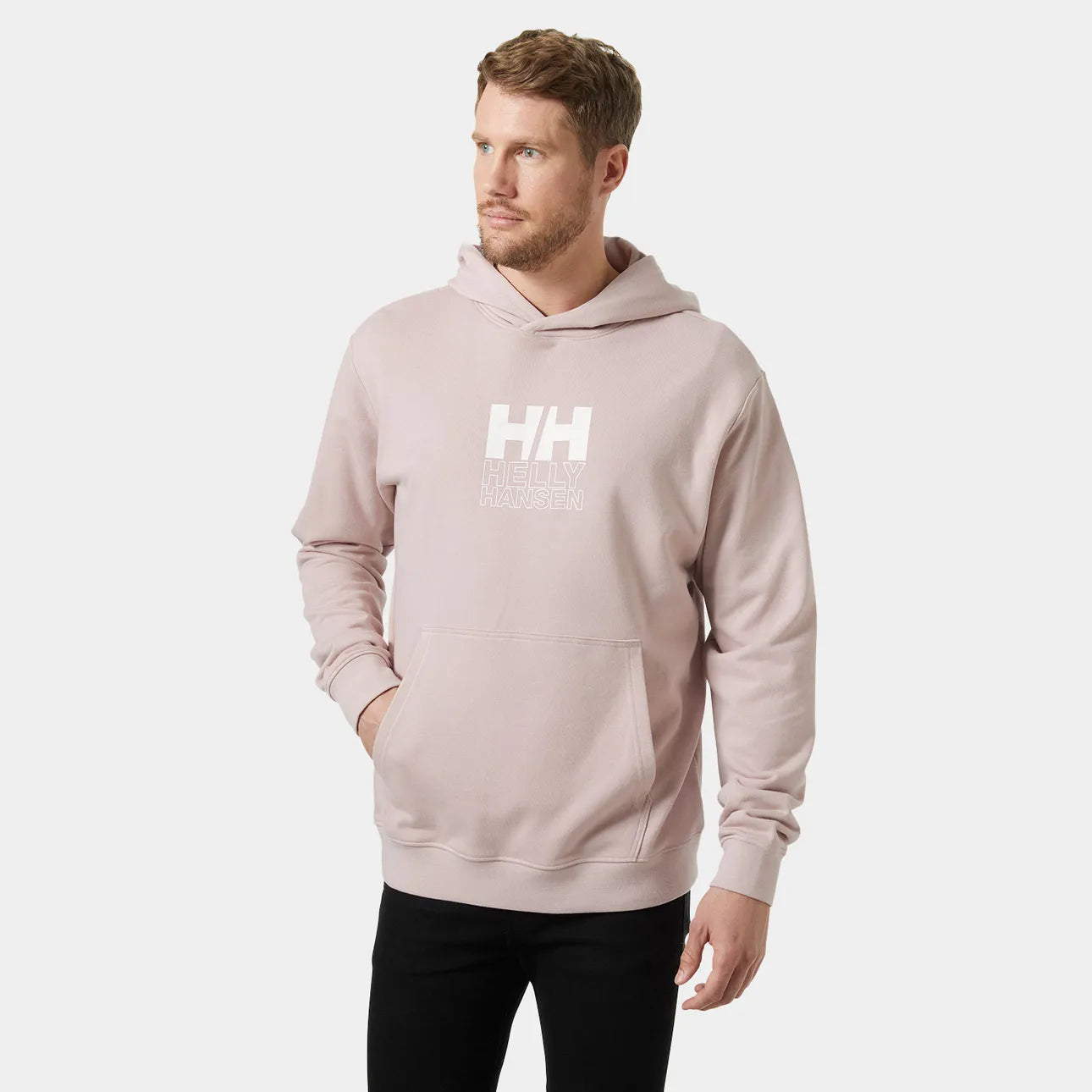 HELLY HANSEN Core Graphic Hoodie in PINK