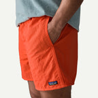 PATAGONIA Baggies 5 Inch Shorts in ORANGE PEEL