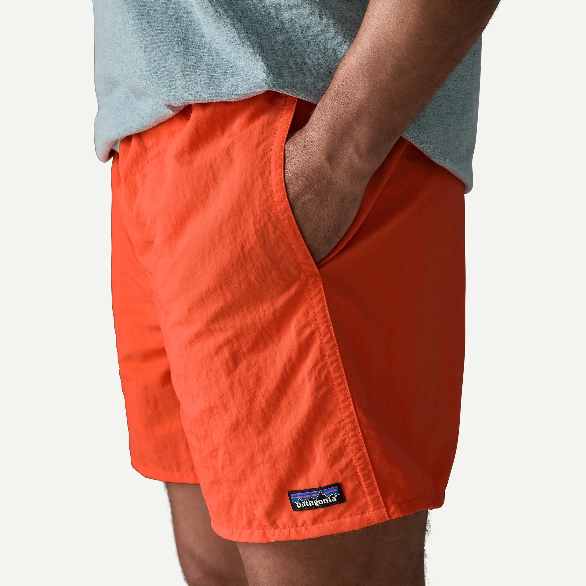 PATAGONIA Baggies 5 Inch Shorts in ORANGE PEEL