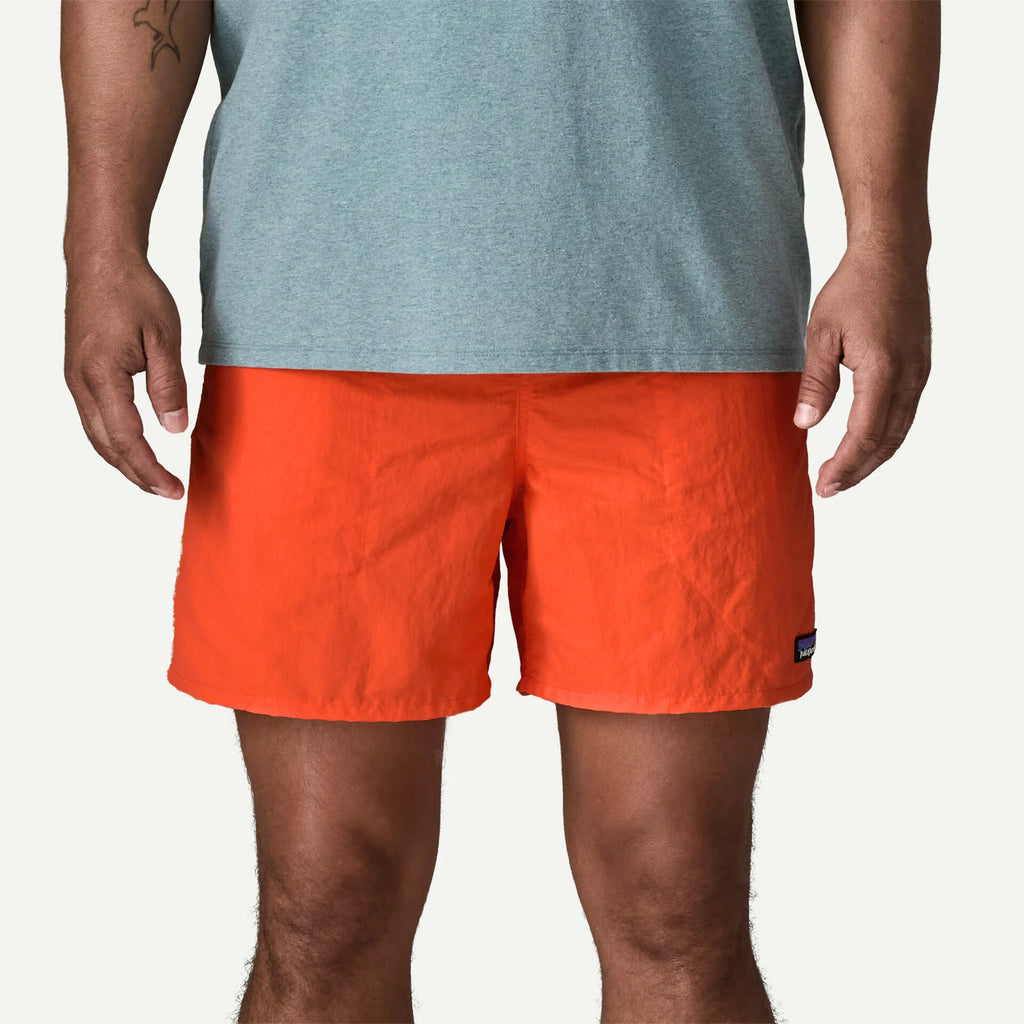 PATAGONIA Baggies 5 Inch Shorts in ORANGE PEEL