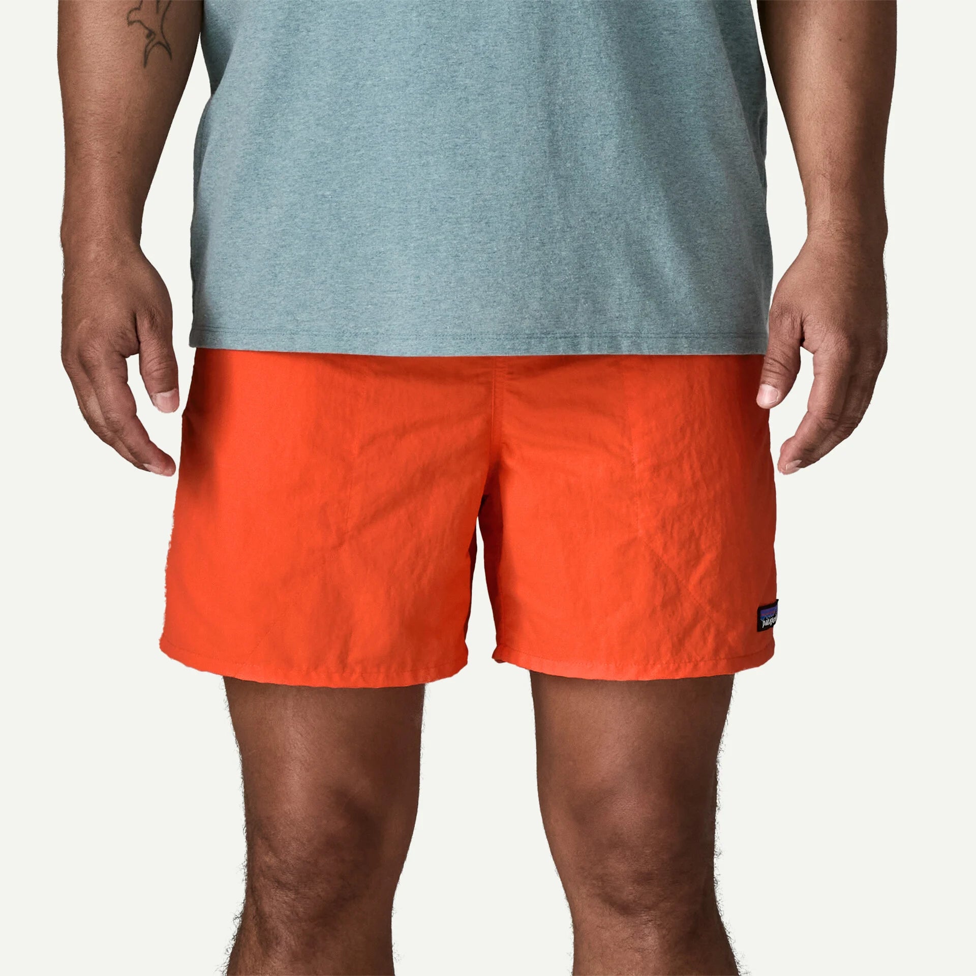 PATAGONIA Baggies 5 Inch Shorts in ORANGE PEEL
