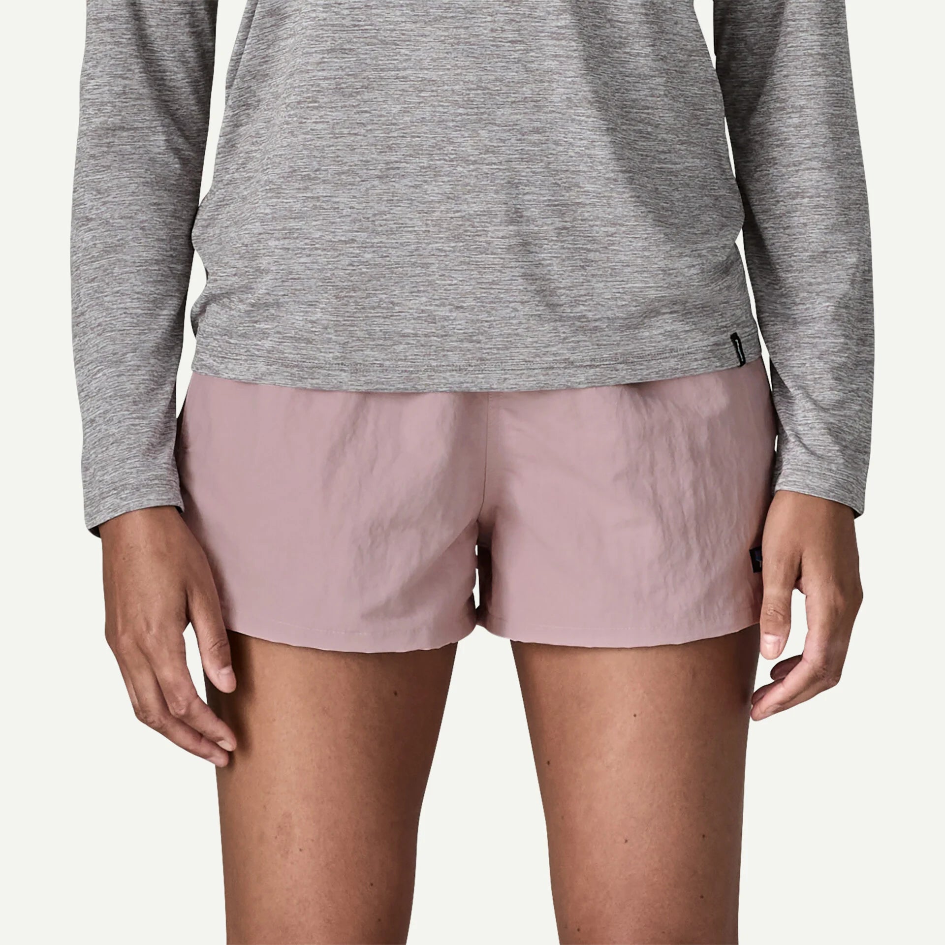 Womens PATAGONIA Barely Baggies 2 1/2 Inch Shorts in QUIET VIOLET