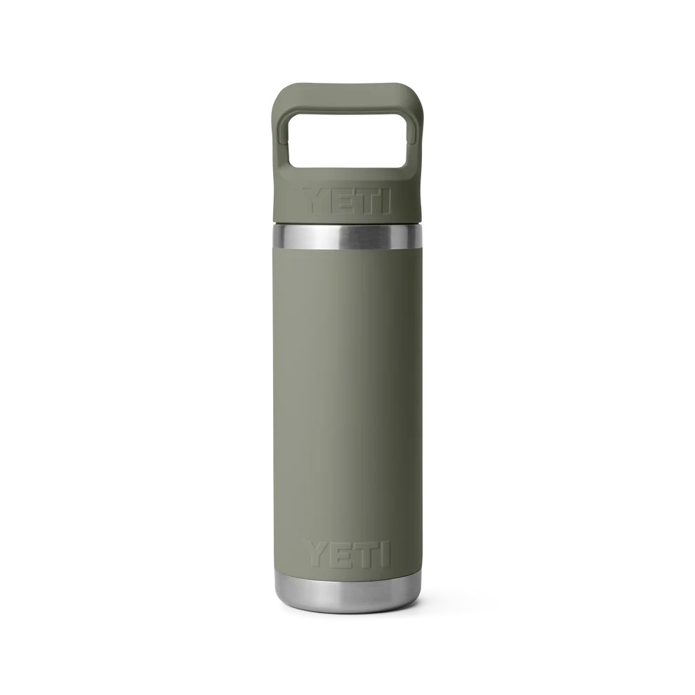 YETI Rambler® 18 oz (532 ml) Bottle With Straw Cap in PAMPA GREEN
