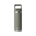 YETI Rambler® 18 oz (532 ml) Bottle With Straw Cap in PAMPA GREEN