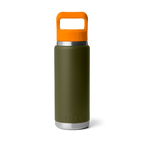 YETI Rambler® 26 oz (769 ml) Bottle With Straw Cap in Olive & King Crab