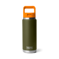 YETI Rambler® 26 oz (769 ml) Bottle With Straw Cap in Olive & King Crab