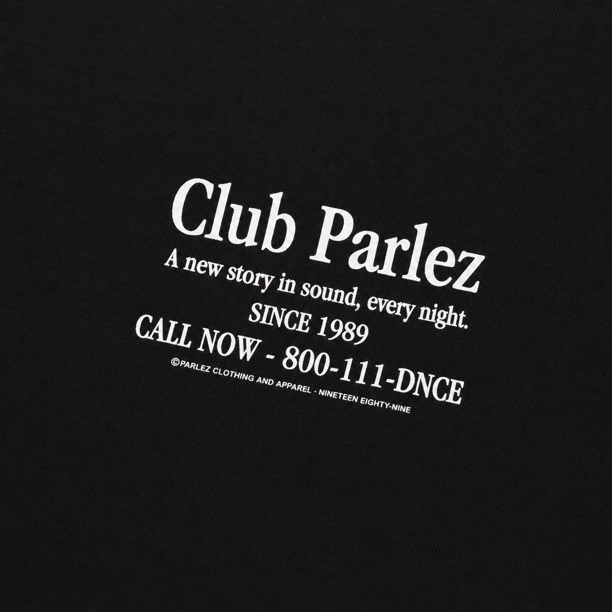 PARLEZ Shake T-Shirt in Black