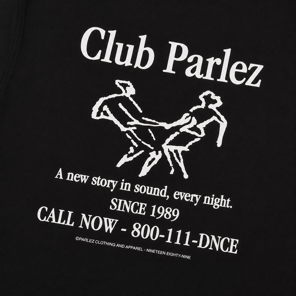 PARLEZ Shake T-Shirt in Black