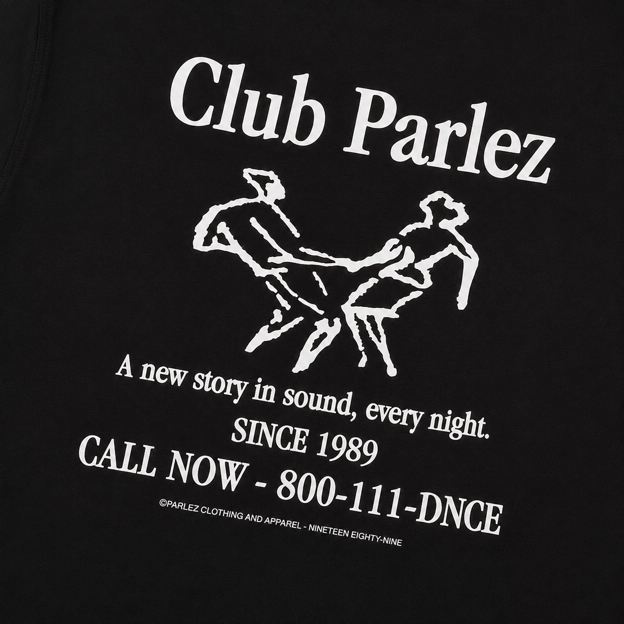 PARLEZ Shake T-Shirt in Black