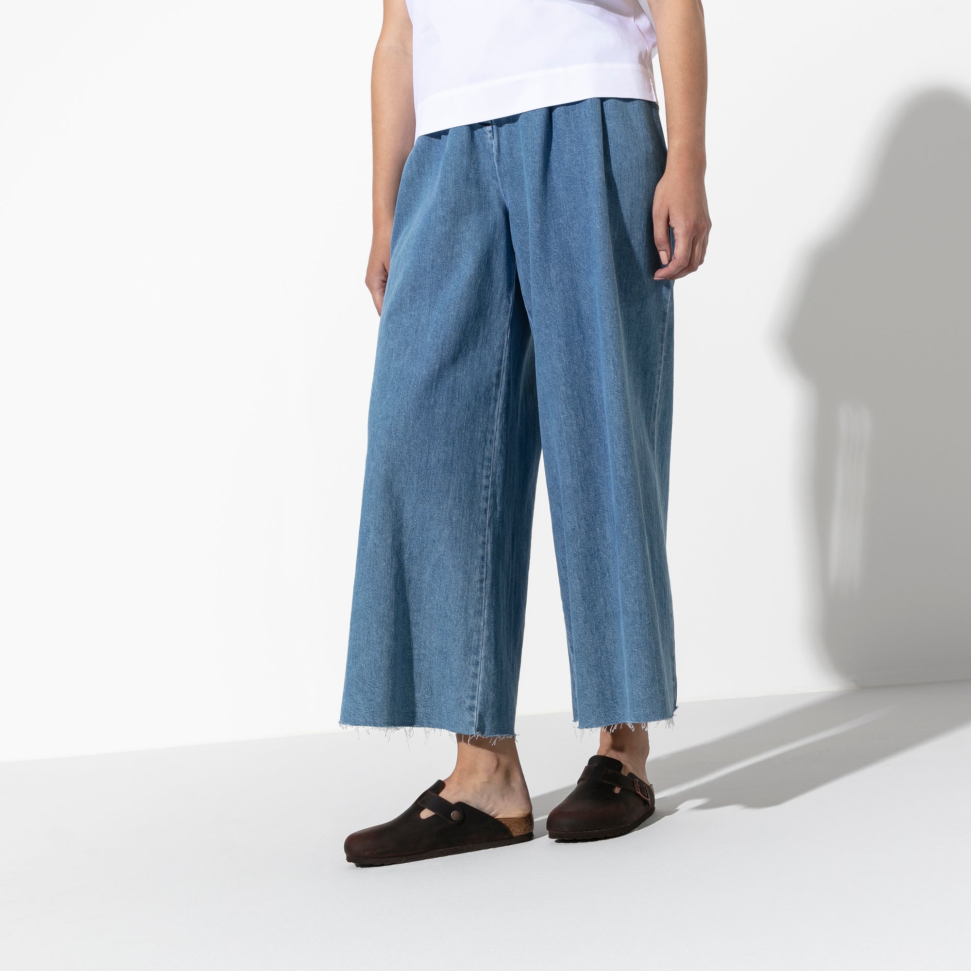 BIRKENSTOCK Boston Soft Footbed Oiled Leather Clogs in HABANA